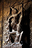 Myanmar - Mandalay, Shwenandaw Kyaung (the Golden Palace) a wonderful example of the Burmese unique teak architecture and wood-carving art. 